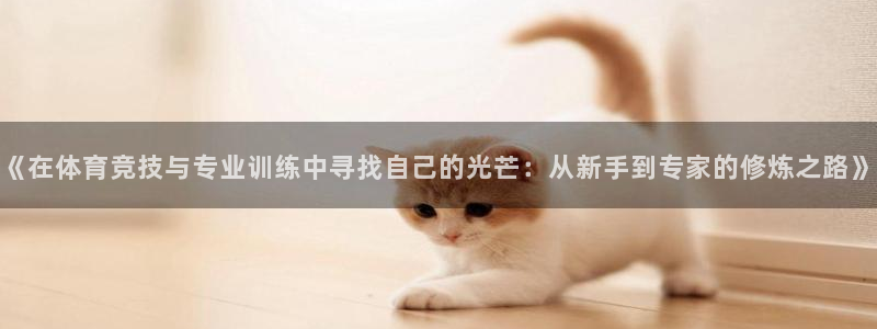 oety欧亿：《在体育竞技与专业训练中寻找自己的光芒：从新手到专家的修炼之路》