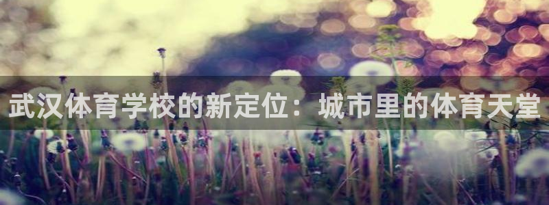 oety欧亿：武汉体育学校的新定位：城市里的体育天堂