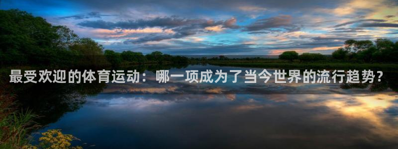 oety欧亿：最受欢迎的体育运动：哪一项成为了当今世界的流行趋势？